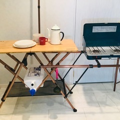 コールマンキッチンテーブルコンフォートマスターとユニフレーム