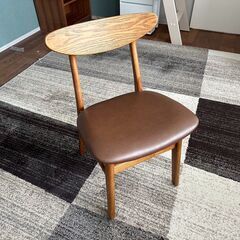 イソ21 関家具　レダ　ダイニングテーブル　椅子６脚　ウォールナット　クラッシュゲート　マークII 幅180センチ　テーブル新品定価105,600円　椅子一脚23,100 