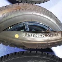 冬 ブラック 色 ヤリス ヴィッツ アクア FIT フィット ポルテ スイフト フィールダー キューブ【富山】ブリヂストン 175/65R15 中古4本