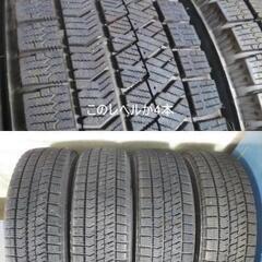 冬 ブラック 色 ヤリス ヴィッツ アクア FIT フィット ポルテ スイフト フィールダー キューブ【富山】ブリヂストン 175/65R15 中古4本