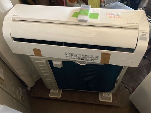 ☆中古￥21,800！【会員価格￥21,800】HITACHI　2.2kwルームエアコン　家電　2019年製　RAS-DM22JE7(W)型　【BA096】