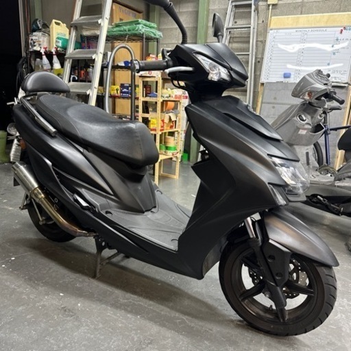シグナスX5型✨艶消し黒✨距離薄✨乗って帰れます✨グリップヒーター✨マフラー✨タンデム✨全国陸送OK✨