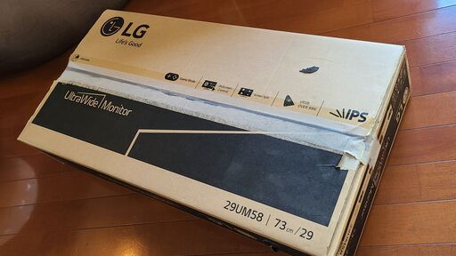 ジャンク？ LG　ウルトラワイドモニター　29UM58-P