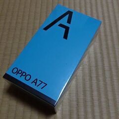 OPPO A77 新品未開封　4G/128GB ブルー