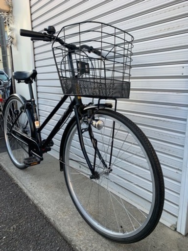 ☆前後新古タイヤ☆ 27型 シティーサイクル 防犯登録料込‼︎