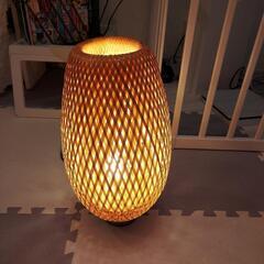 【IKEA】テーブルランプ　竹(電球つき)
