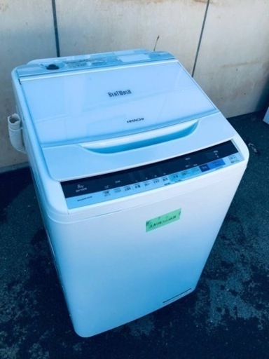 ②♦️EJ1594番 HITACHI 全自動電気洗濯機