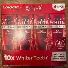 Colgate optic white renewal 4本セット