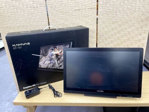 KAMVAS HUION 液晶ペンタブレット GT-191 ペン欠品 19.5インチ 液タブ フイオン 通電OK 現状品 札幌市手稲区