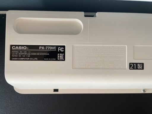 カシオ　電子ピアノ　Privia PX-770 2021年式