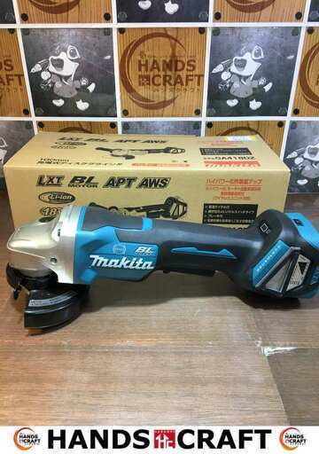 マキタ　GA418DZ　充電式ディスクグラインダ100mm 新品【ハンズクラフト宜野湾店】