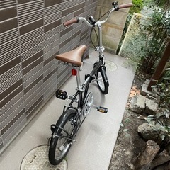 CAPTAIN STAG AL 16インチ折りたたみ自転車 FDB161 ブラック YG-0228