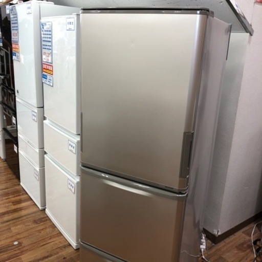 SHARPの3ドア冷蔵庫『SJ-W352B-N』が入荷しました
