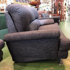愛品館八千代店】ニトリ 3人用布張りソファ (NポケットA8)