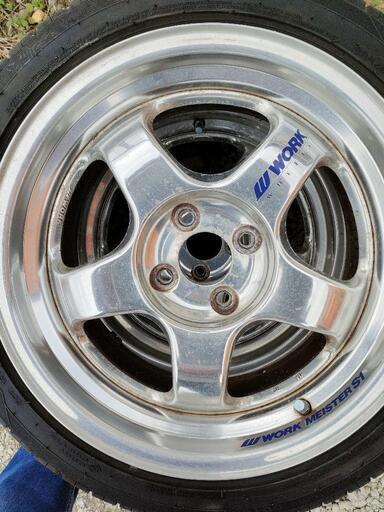 ガリ修正しました☆WORK　MEISTER S1 16インチ　4穴　PCD100