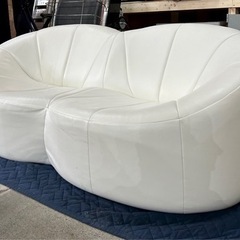 札幌市内配送無料 ligne roset リーンロゼ 2Pソファ パンプキン 2人掛け ホワイト