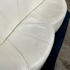 札幌市内配送無料 ligne roset リーンロゼ 2Pソファ パンプキン 2人掛け ホワイト