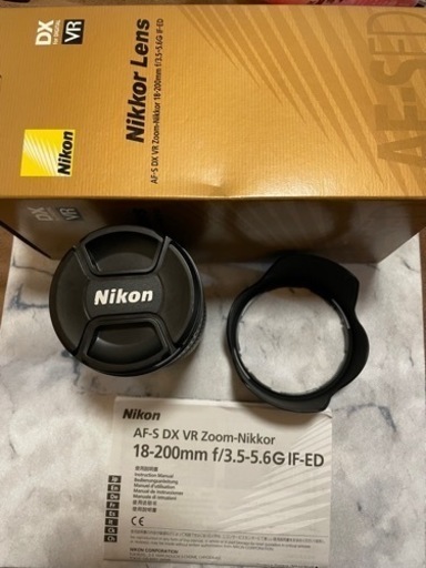 [元箱付き美品]Nikon AF-S DX VR Zoom-Nikkor 18-200mm f3.5-5.6G IF-ED おまけ付き 7980円