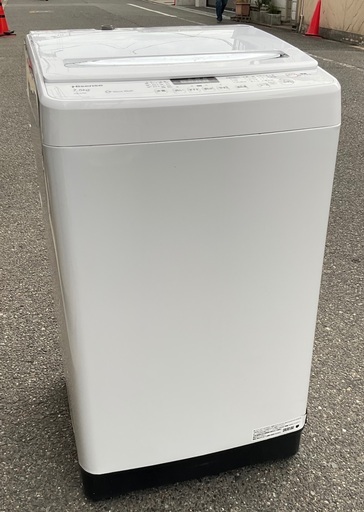 【RKGSE-903】特価！ハイセンス/Haier/7.5kg/全自動洗濯機/HW-G75A/中古/2018年製/当社より近隣地域無料配達