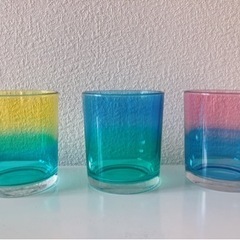 【美品7点セット】グラデーショングラス&マグカップセット