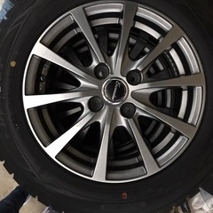 ダンロップスタッドレスタイヤホイール4本セット165/70R14