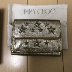 jimmychoo スタースタッズ三つ折り財布