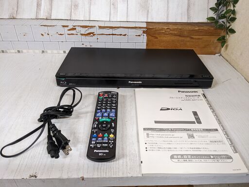 Panasonic DIGA ブルーレイディスクレコーダー DMR-BRT230 2012年製 BD/DVD/HDD HDD内蔵 500GB 2番組同時録画