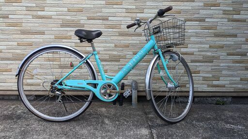 中古自転車 6段変速 27インチ （LEDオートライト） 軽整備済み 安い 防犯登録 町田市 麻生区 神奈川 055ky