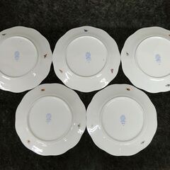 ■Herend ヘレンド ロスチャイルドバード プレート 5枚 19cm  中皿 札幌 南12条店 □Herend ヘレンド ロスチャイルドバード プレート 5枚 19cm 中皿 札幌