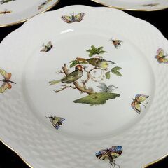 ■Herend ヘレンド ロスチャイルドバード プレート 5枚 19cm  中皿 札幌 南12条店