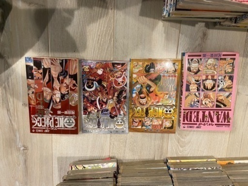 受け渡し予定者決定】ONE PIECE 漫画 1〜83巻 ＋関連本4冊