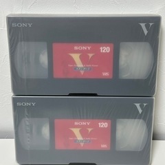 【ネット決済・配送可】【未開封】VHS 120分 ビデオテープ 2本