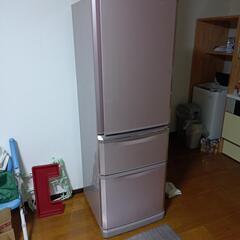 三菱ノンフロン冷蔵庫　370リットル　2013年製　パープル？