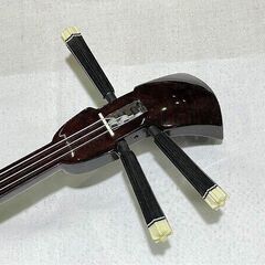 苫小牧バナナ】状態良好 ナビィ三線 縞黒檀三線（しまこくたん