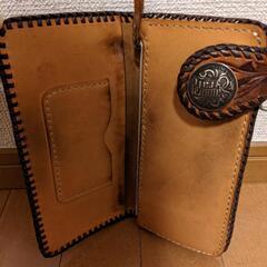 【19日午後18時までに受取可能な方】90000円→30000円　皮長財布　サムライクラフト