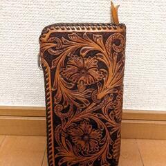 【19日午後18時までに受取可能な方】90000円→30000円　皮長財布　サムライクラフト