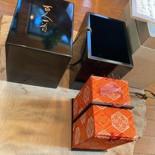 □高級品・百人一首・㈱桜楓社創業25周年記念品・昭和56年製・未使用品□