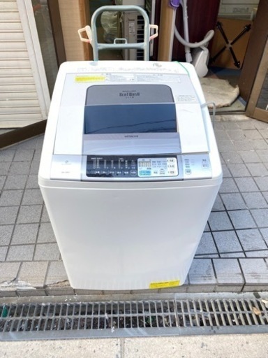 洗濯機乾燥機付き　８キロ　乾燥4.５キロ大阪市内配達設置無料保証有り