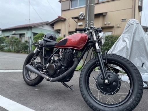 SR400 カフェレーサーフルカスタム　車検満タン