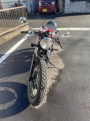 SR400 カフェレーサーフルカスタム　車検満タン