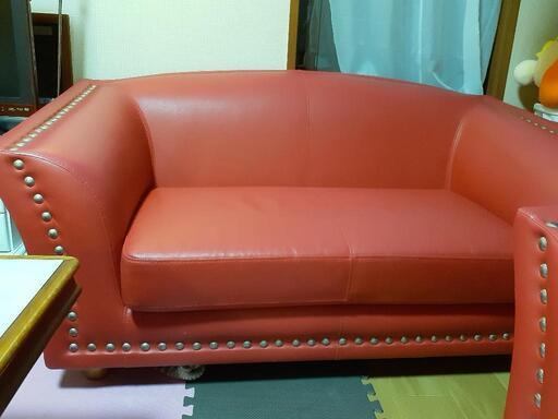 ピンクのソファー 二台目 値下げしました