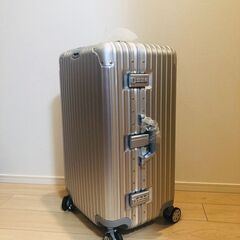 訳あり★新品未使用ハードスーツケース シルバー TSAロック搭載 78L