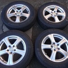 スタッドレスタイヤ　225/65R17　ﾐｼｭﾗﾝICE3+ ﾎｲｰﾙ付き　ﾎﾝﾀﾞCR-Vで1ｼｰｽﾞﾝ使用