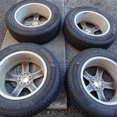 スタッドレスタイヤ　225/65R17　ﾐｼｭﾗﾝICE3+ ﾎｲｰﾙ付き　ﾎﾝﾀﾞCR-Vで1ｼｰｽﾞﾝ使用