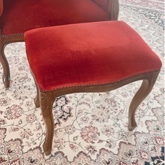 アンティークソファ　オットマン付き