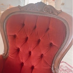 アンティークソファ　オットマン付き