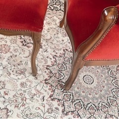 アンティークソファ　オットマン付き