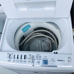配送可能 2018年 日立 7．0kg全自動洗濯機 keyword キーワードホワイト 