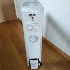 値下げ ZASS ZR1208T オイルヒーター 説明書・キャスター無