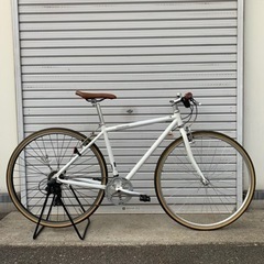 ☆前後タイヤ良品☆ 700C 6S クロスバイク 防犯登録料込価格︎‼︎